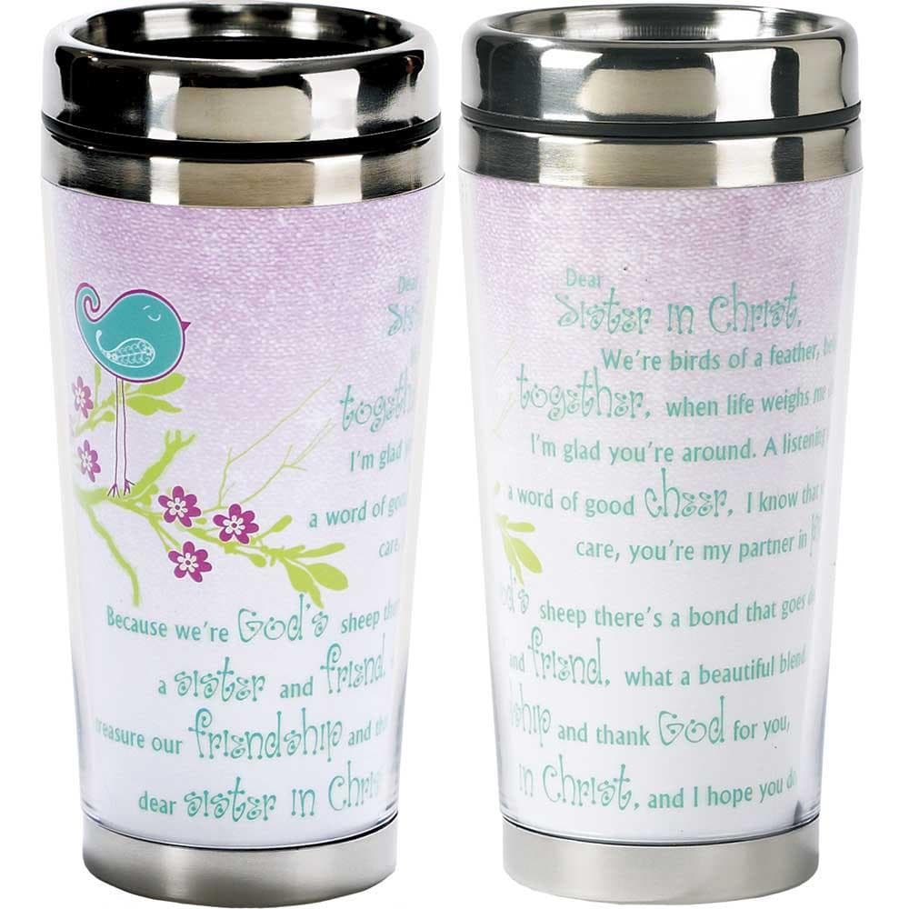 MOM STAINLESS STEEL TRAVEL MUG