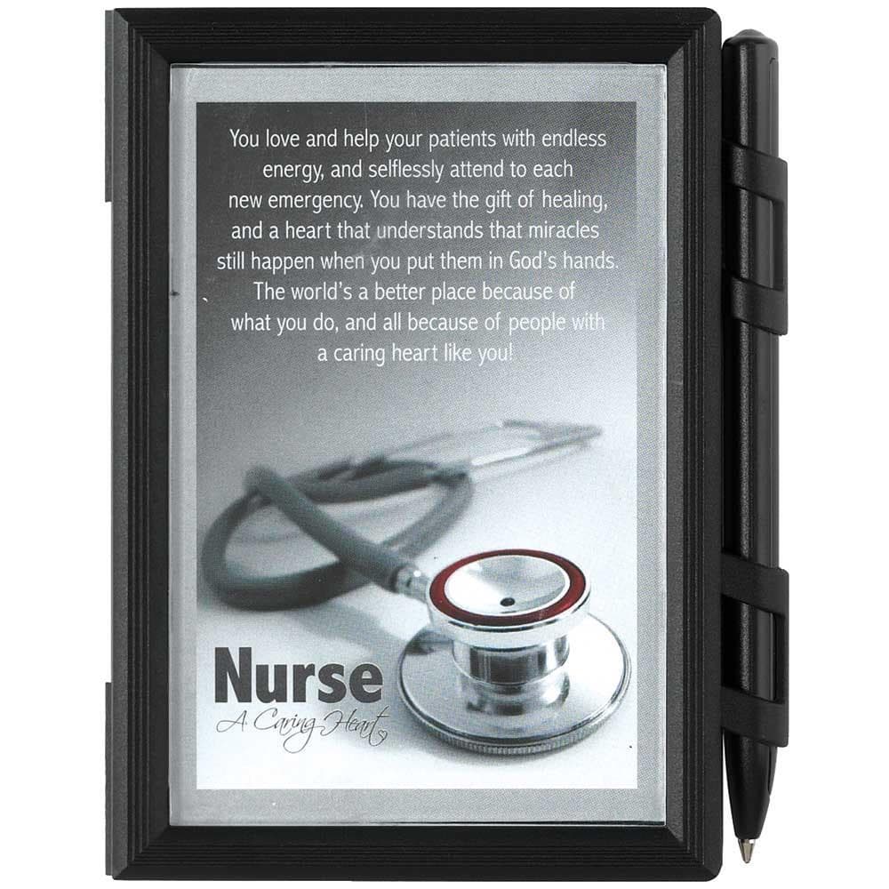 NURSE CARING HEART NOTE PAD/PEN