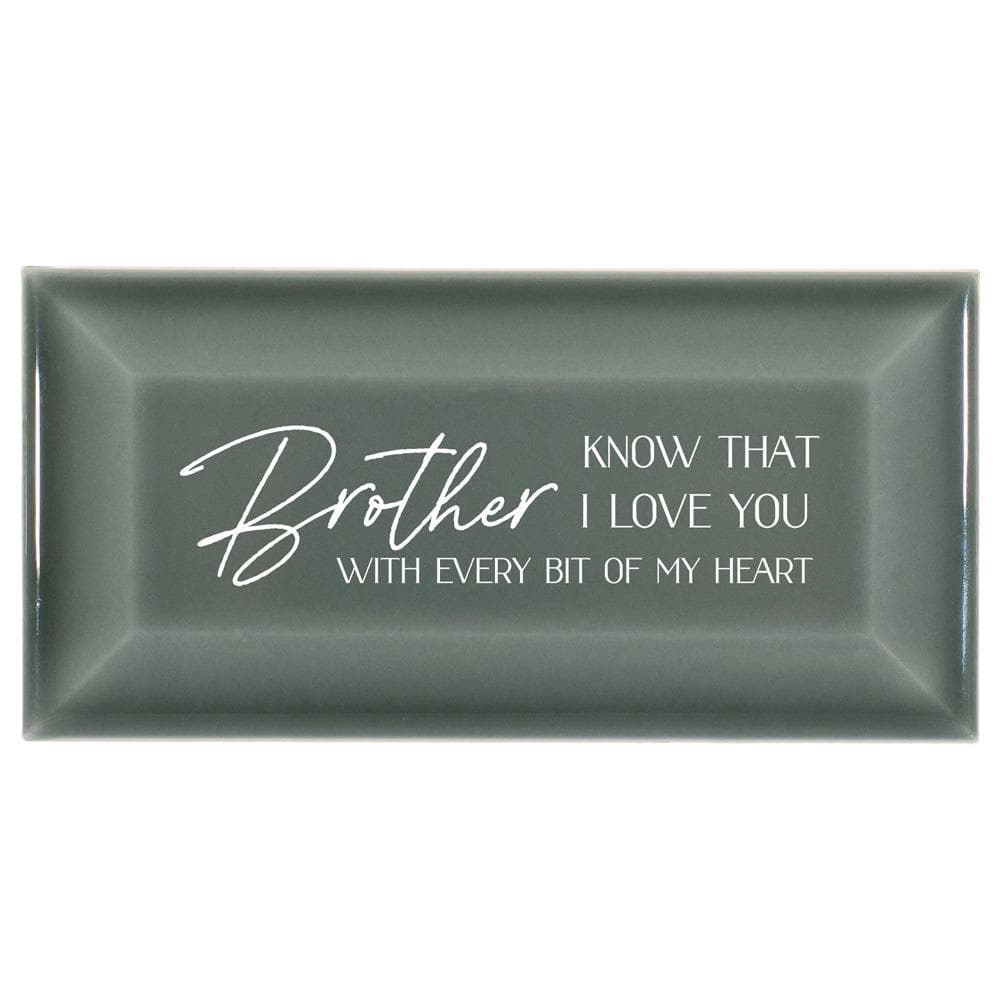 BROTHER KNOW THAT I GREY TABLETOP TILE, picture 2