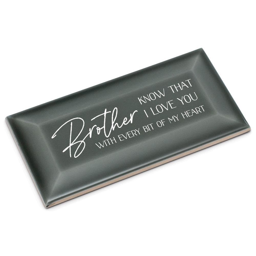 BROTHER KNOW THAT I GREY TABLETOP TILE, picture 3
