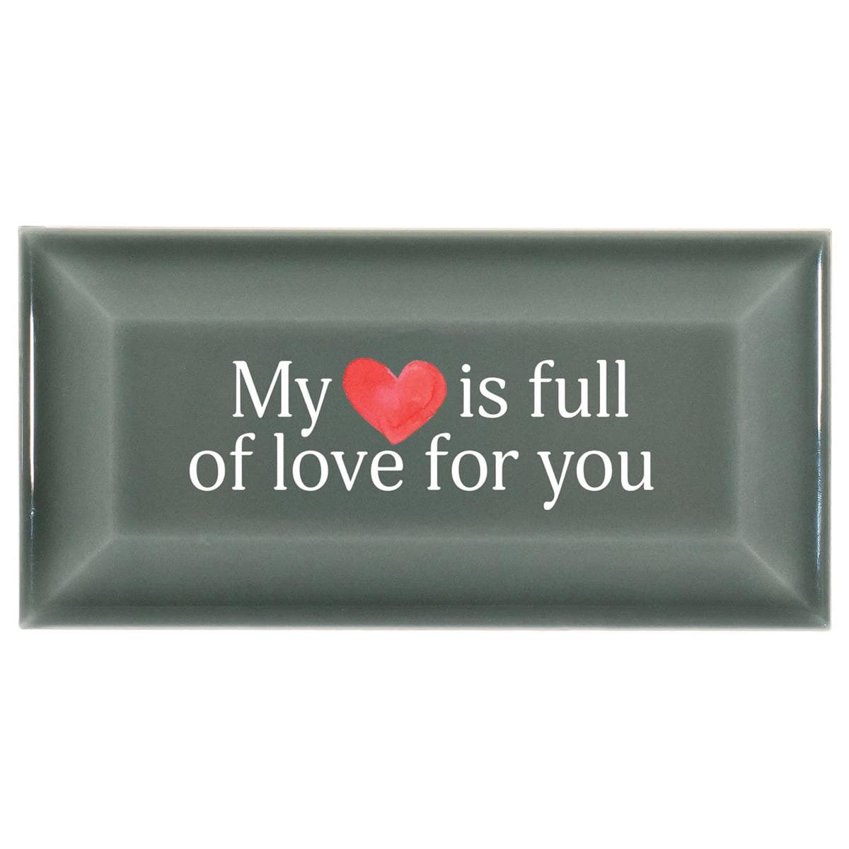 MY HEART IS FULL BLUSH TABLETOP TILE, picture 2