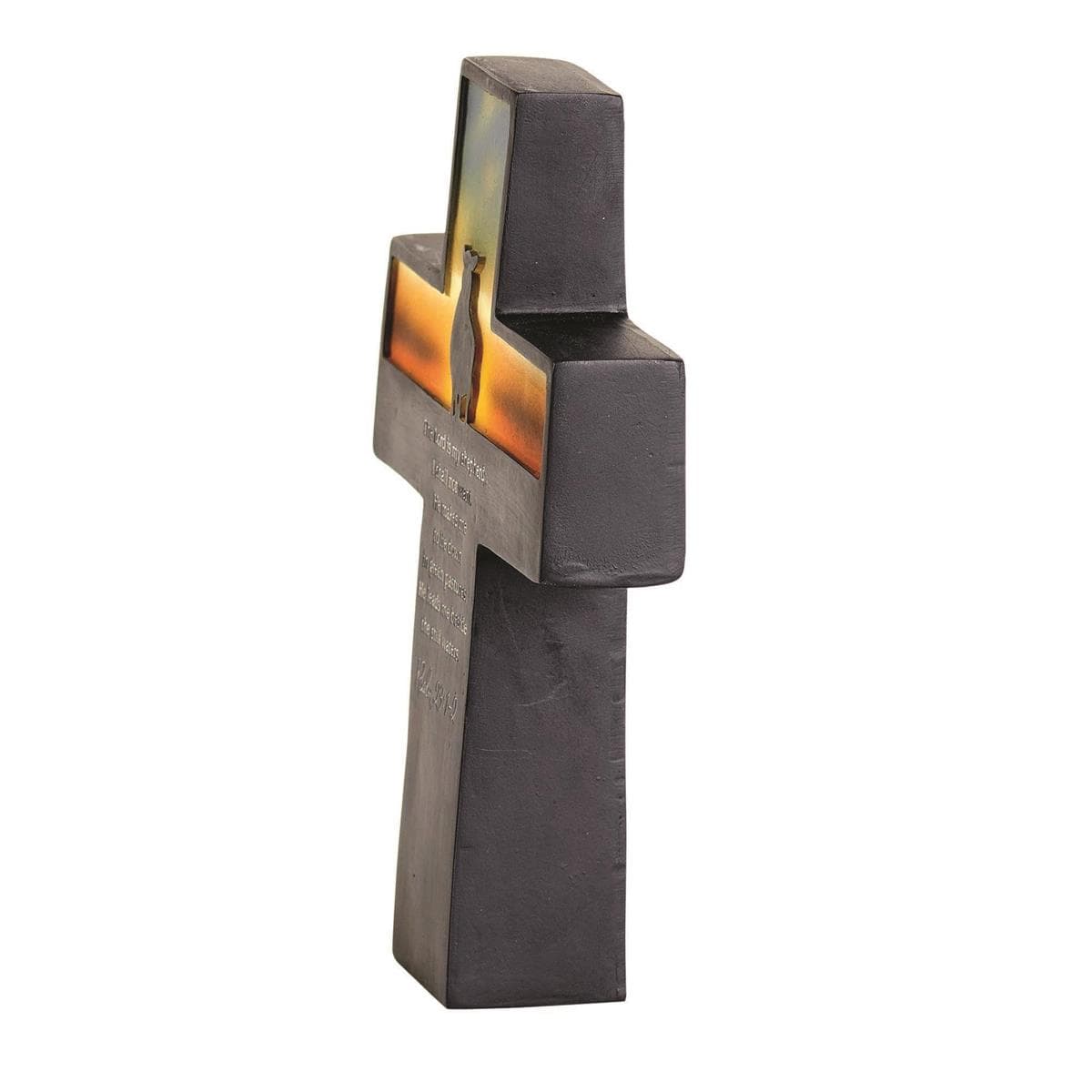 PSALM 23 RESIN 5.3"H TABLETOP CROSS, picture 3