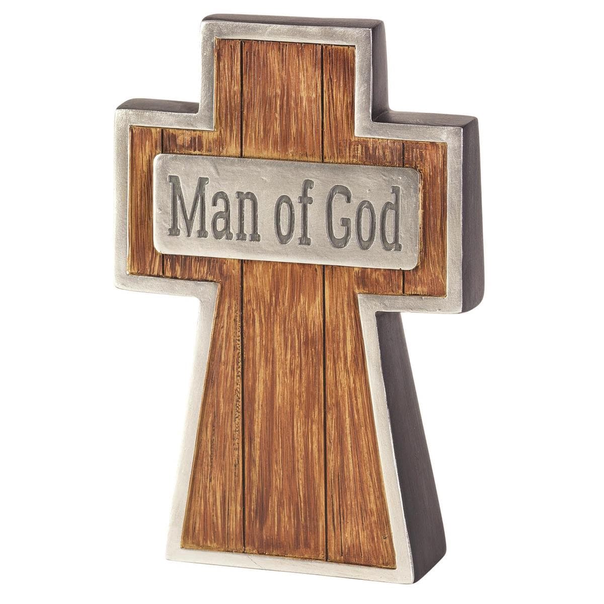 MAN OF GOD RESIN TABLETOP CROSS, picture 2