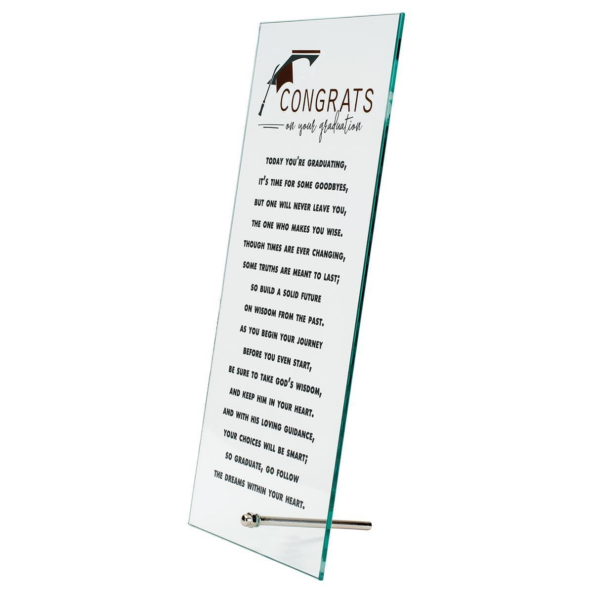 GRADUATION GLS 4 3/4"X10" TABLETOP PLAQUE, picture 2