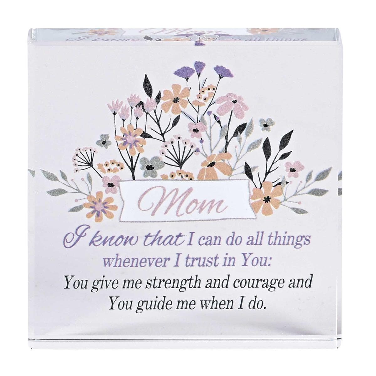MOM I KNOW THAT I CAN 3X3 GLASS TABLETOP, picture 2