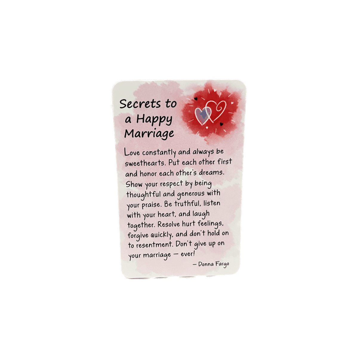 Secrets To A Happy Marriage Blue Mountain Arts Wallet Card