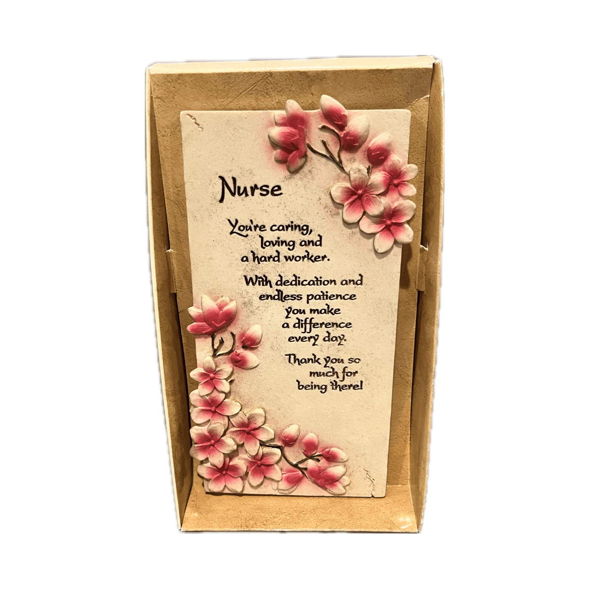 Nurse Art In Stone Plaque