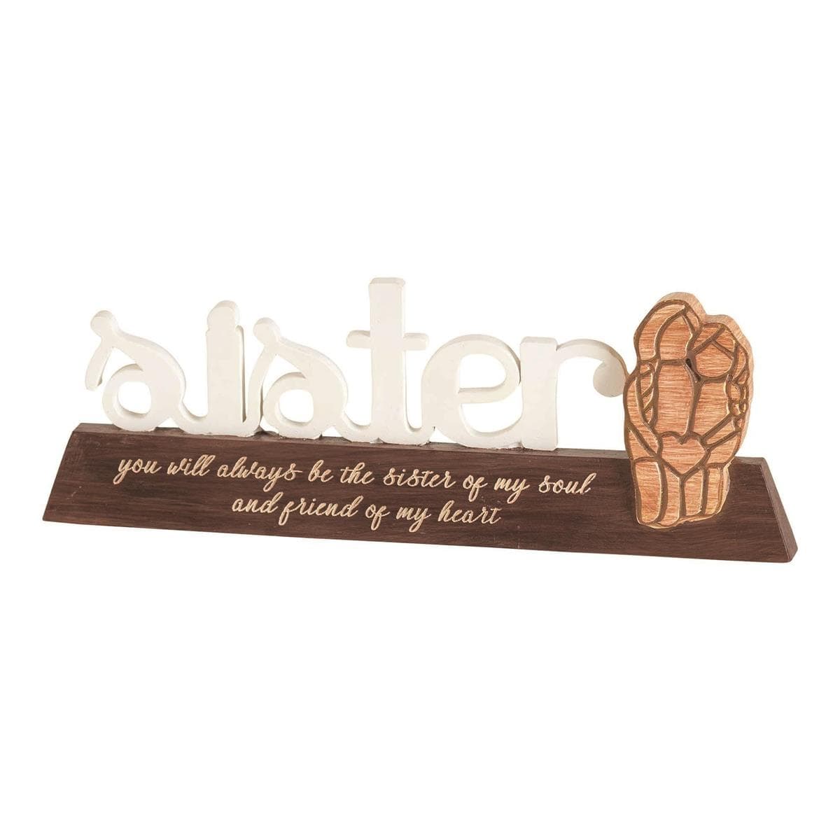 SISTERS WORD FIGURINE