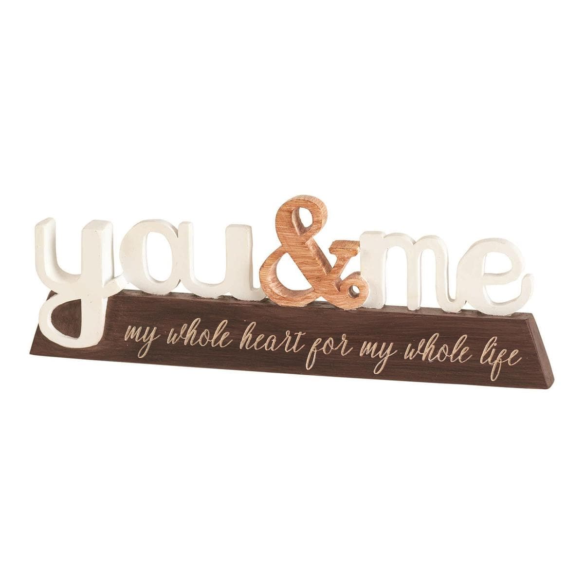 YOU & ME WORD FIGURINE