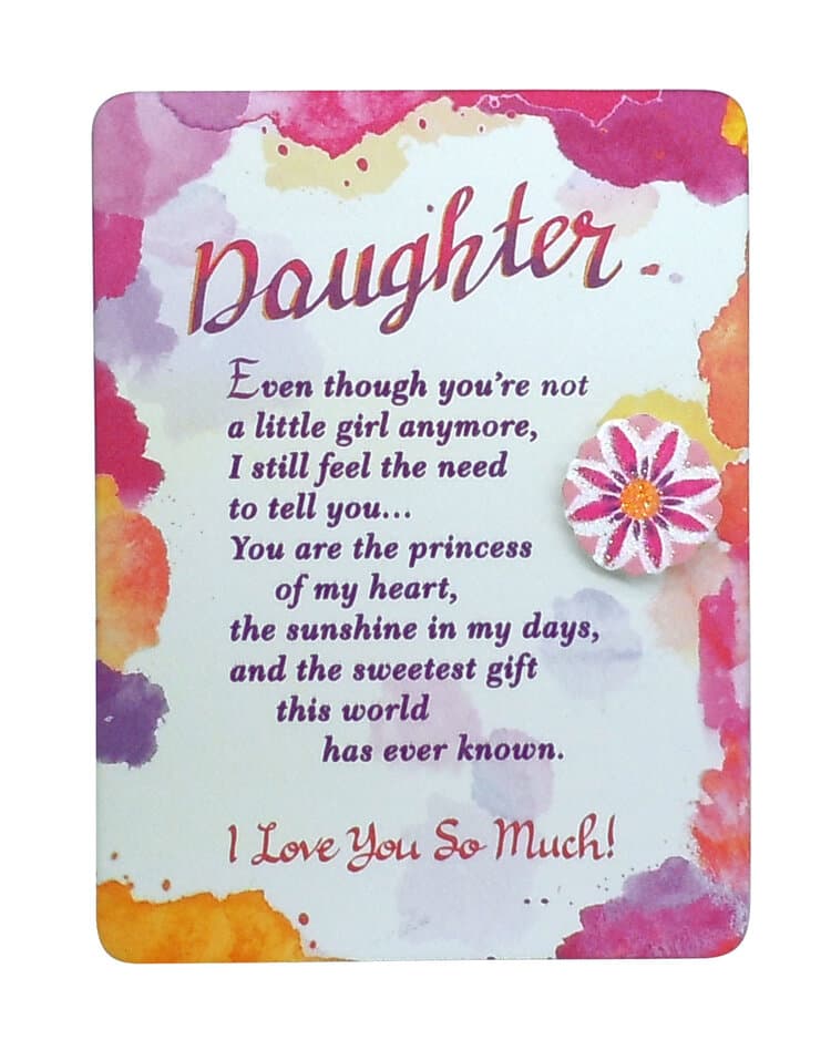 "Daughter" Magnet with Easel Back