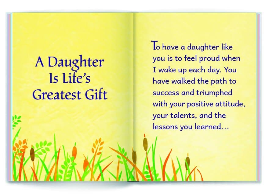 "A Daughter Is Life's Greatest Gift" Little Keepsake Book, picture 3