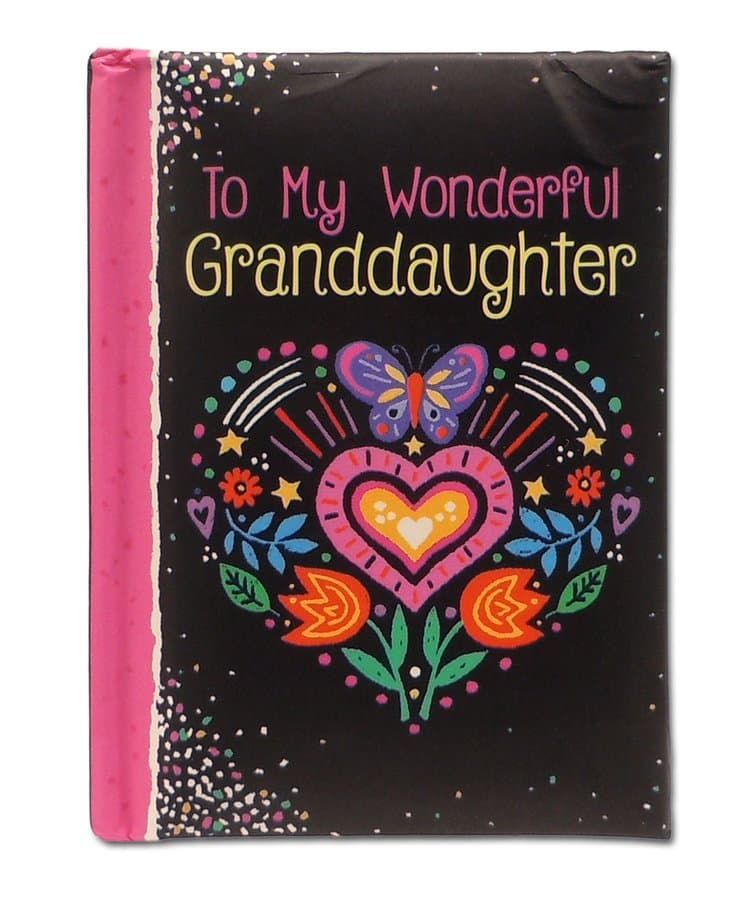 "To My Wonderful Granddaughter" Little Keepsake Book