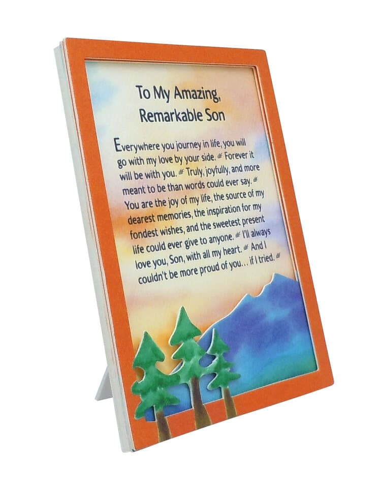 "To My Amazing, Remarkable Son" Magnet with Easel Back, picture 3