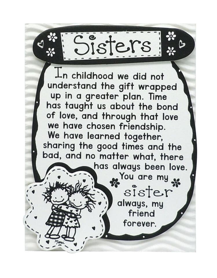 "Sisters" Magnet with Easel Back by Marci
