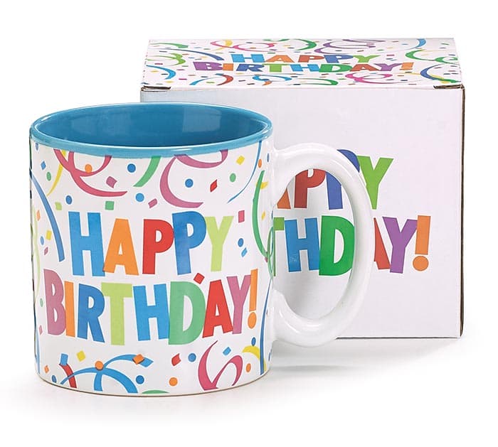 COLORFUL HAPPY BIRTHDAY MUG