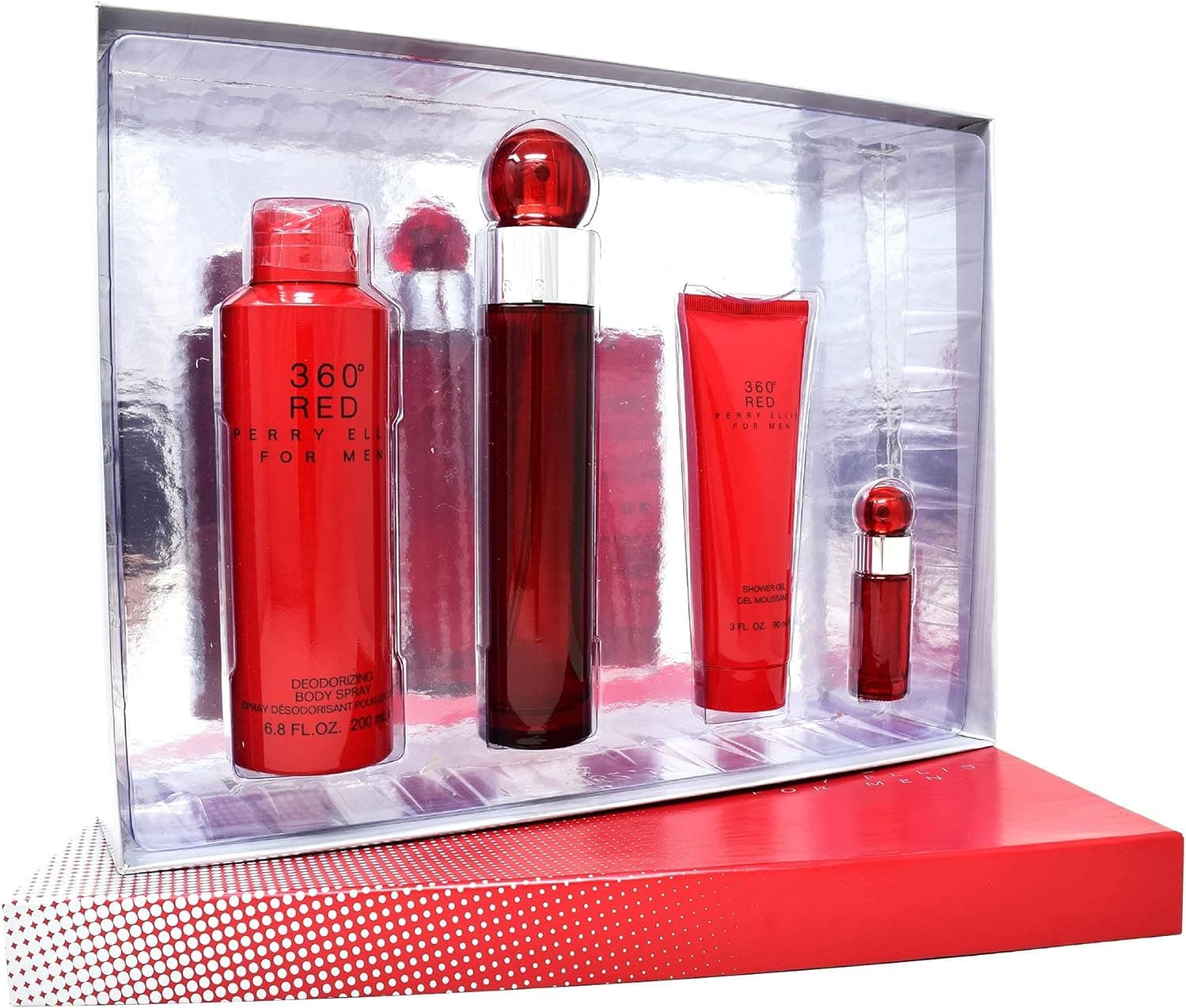 Perry Ellis Fragrances 360 Red 4 Piece Gift Set for Men, picture 2