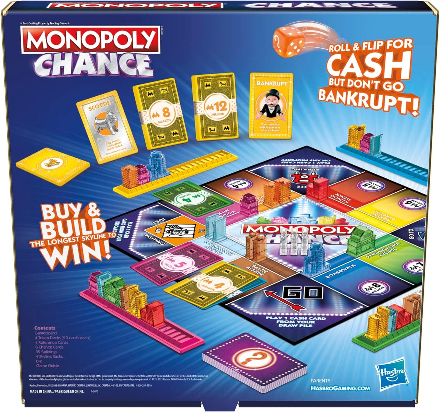 Hasbro Gaming Monopoly Chance Board Game for Adults and Kids | Fast-Paced Family Party Game | Ages 8+ | 2-4 Players, picture 5