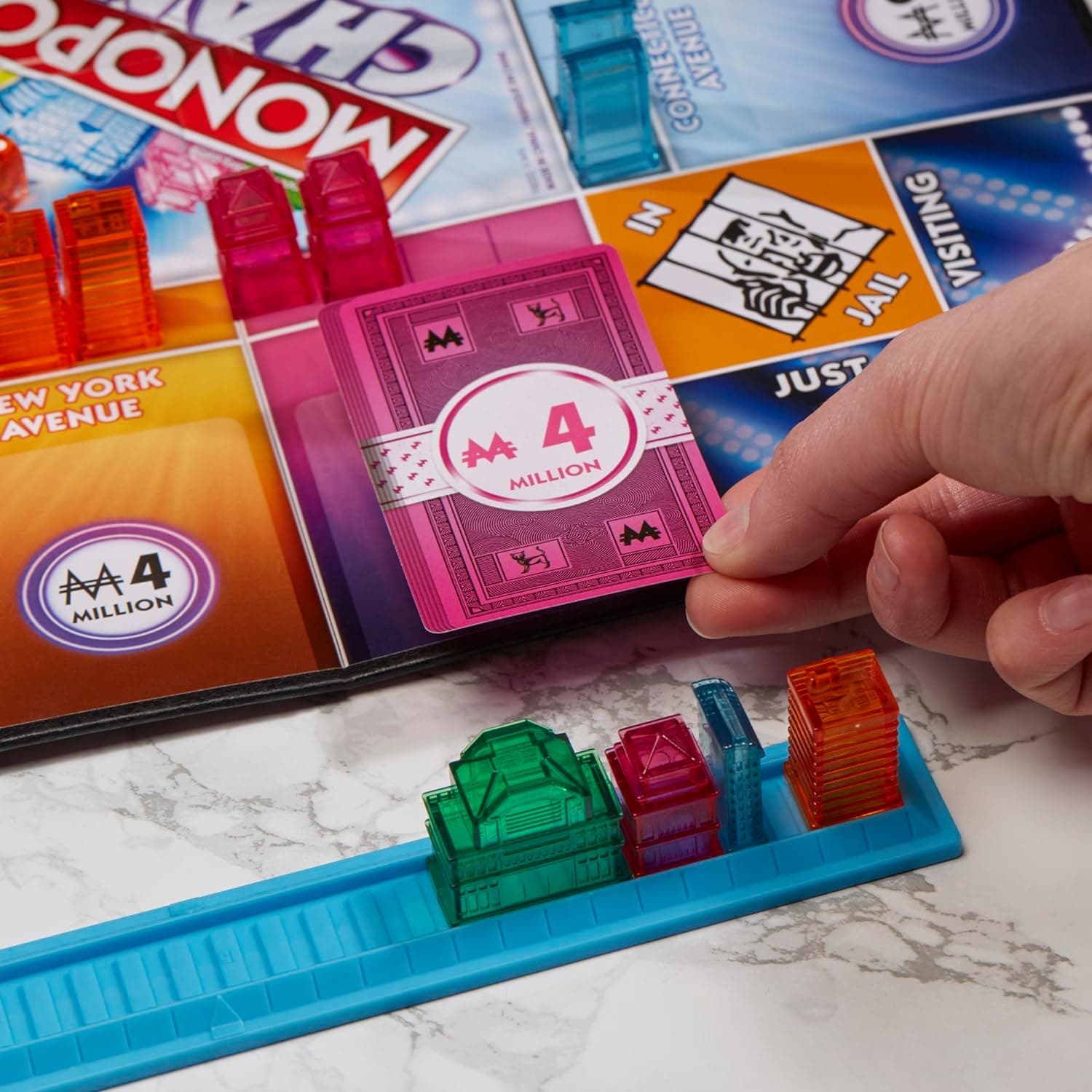 Hasbro Gaming Monopoly Chance Board Game for Adults and Kids | Fast-Paced Family Party Game | Ages 8+ | 2-4 Players, picture 4