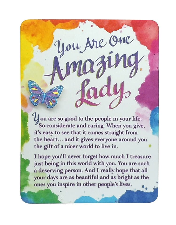 "You Are One Amazing Lady" Magnet with Easel Back