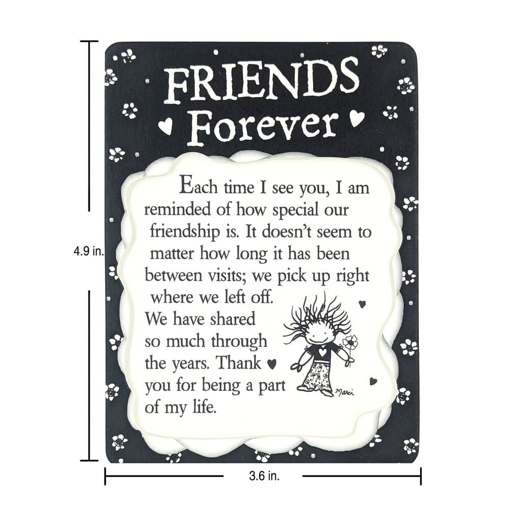 "Friends Forever" Magnet with Easel Back by Marci, picture 2