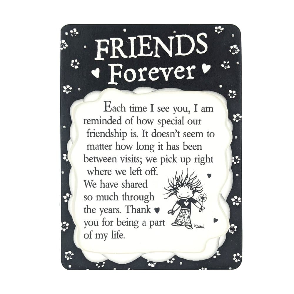 "Friends Forever" Magnet with Easel Back by Marci