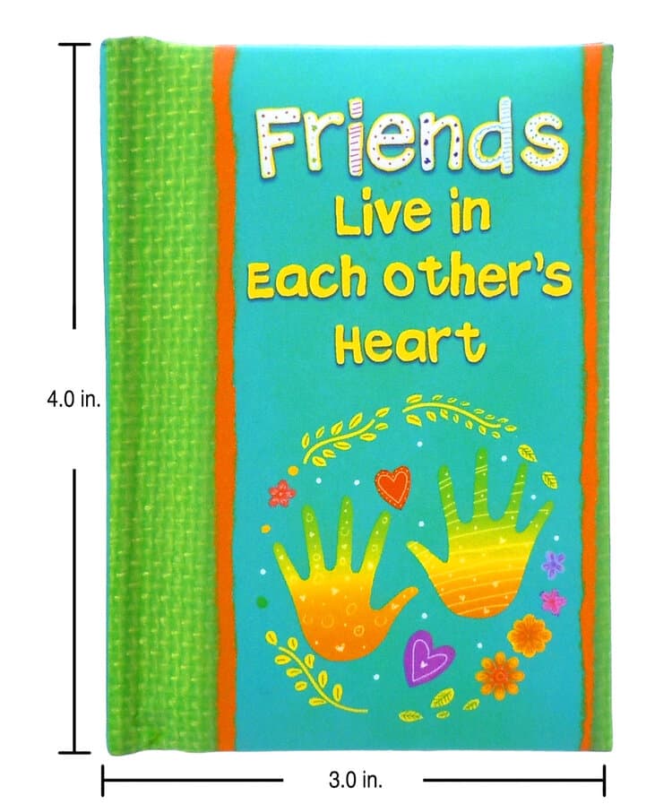 "Friends Live in Each Other's Heart" Little Keepsake Book Blue Mountain Arts, picture 2