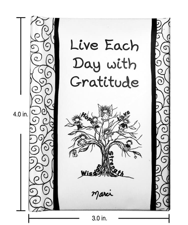 "Live Each Day with Gratitude" Little Keepsake Book by Marci Blue Mountain Arts, picture 2