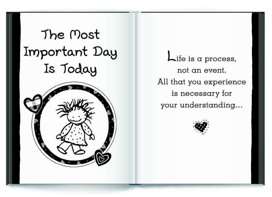 "Live Each Day with Gratitude" Little Keepsake Book by Marci Blue Mountain Arts, picture 3