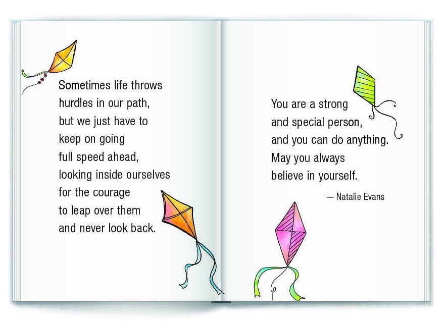 "Keep a Positive Attitude" Little Keepsake Book Blue Mountain Arts, picture 4