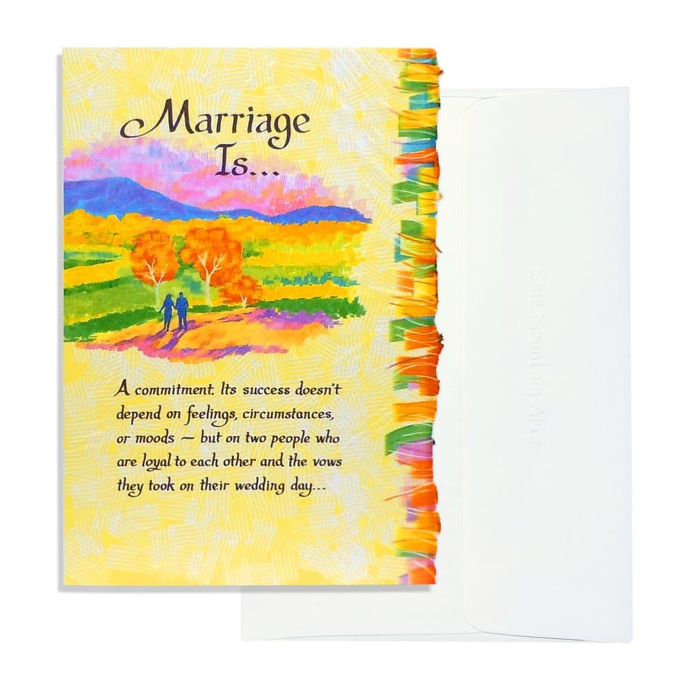 “Marriage Is…”