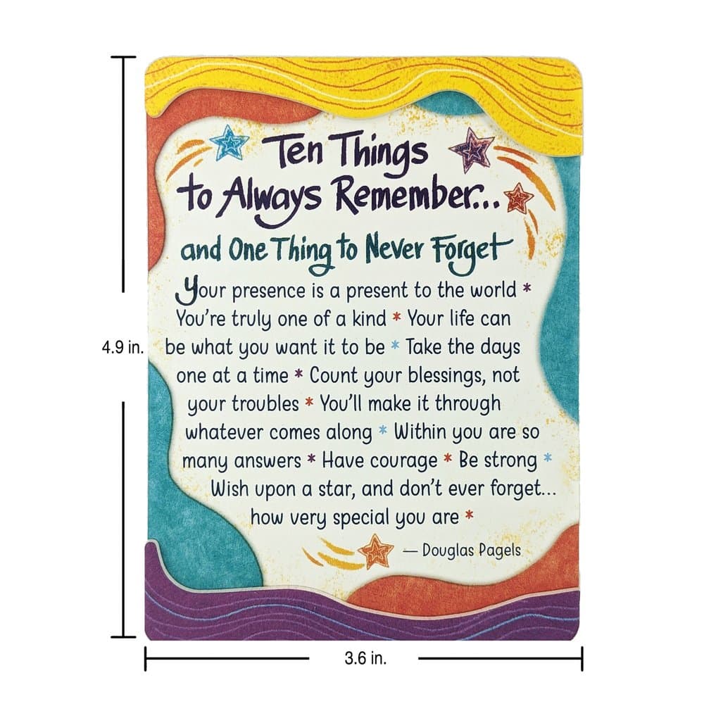 “Ten Things to Always Remember… and One Thing to Never Forget” Magnet with Easel Back, picture 2