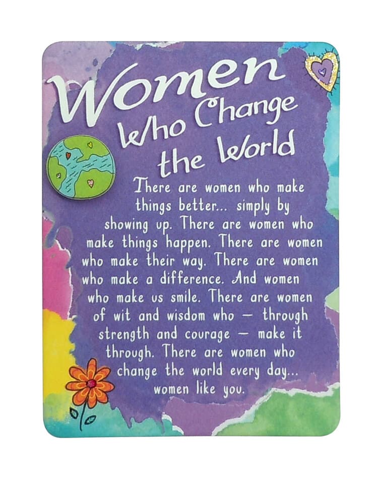 "Women Who Change the World" Magnet with Easel Back