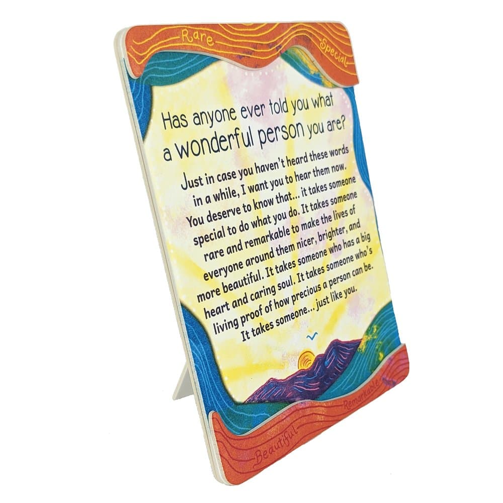 “Has anyone ever told you what a wonderful person you are?” Magnet with Easel Back, picture 3
