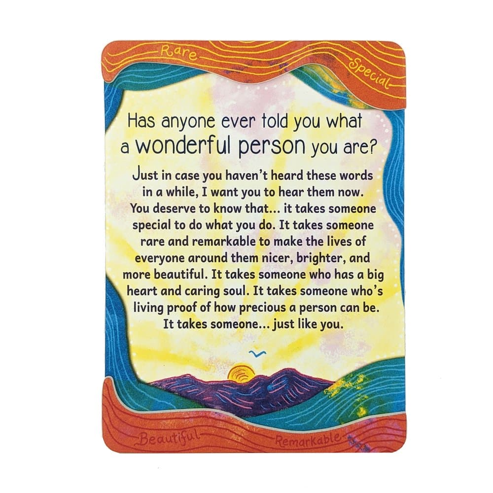 “Has anyone ever told you what a wonderful person you are?” Magnet with Easel Back