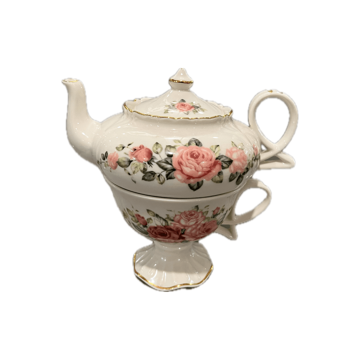 Tea For One Floral Set
