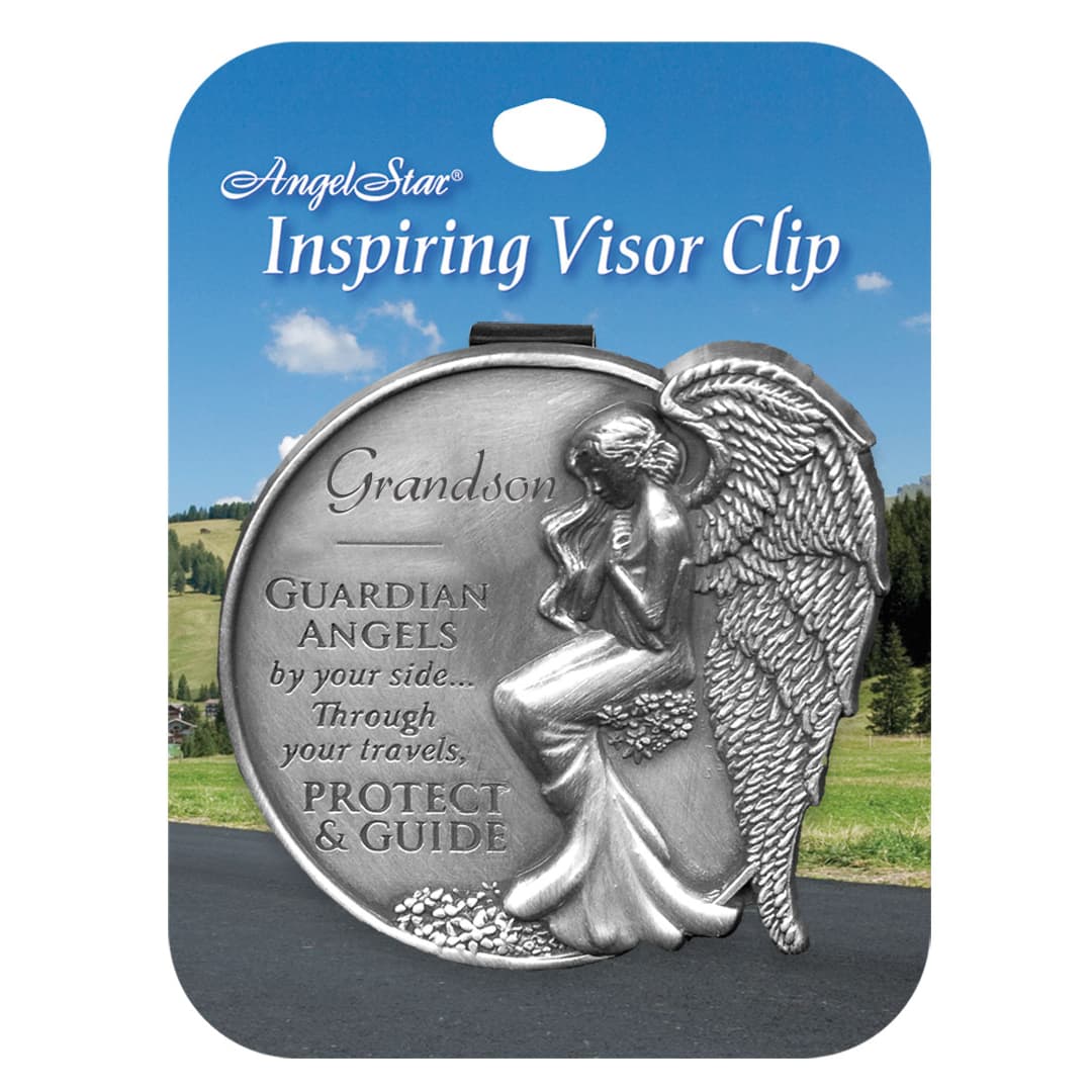 Grandson Guardian Angel Visor Clip, picture 3