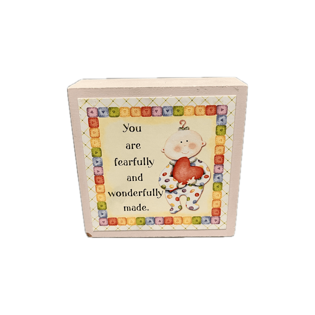 Baby Girl Tabletop Wood Plock