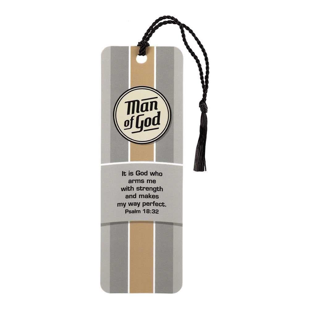 MAN OF GOD IT IS GOD WHO TASSEL BOOKMARK