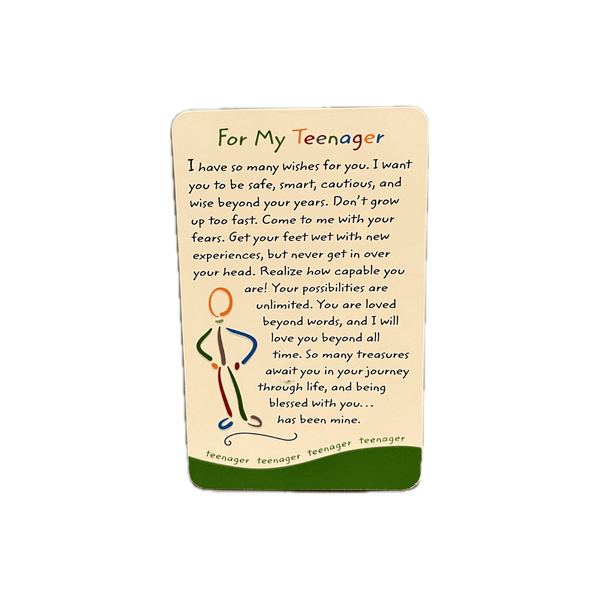 For My Teenager Blue Mountain Arts Wallet Card