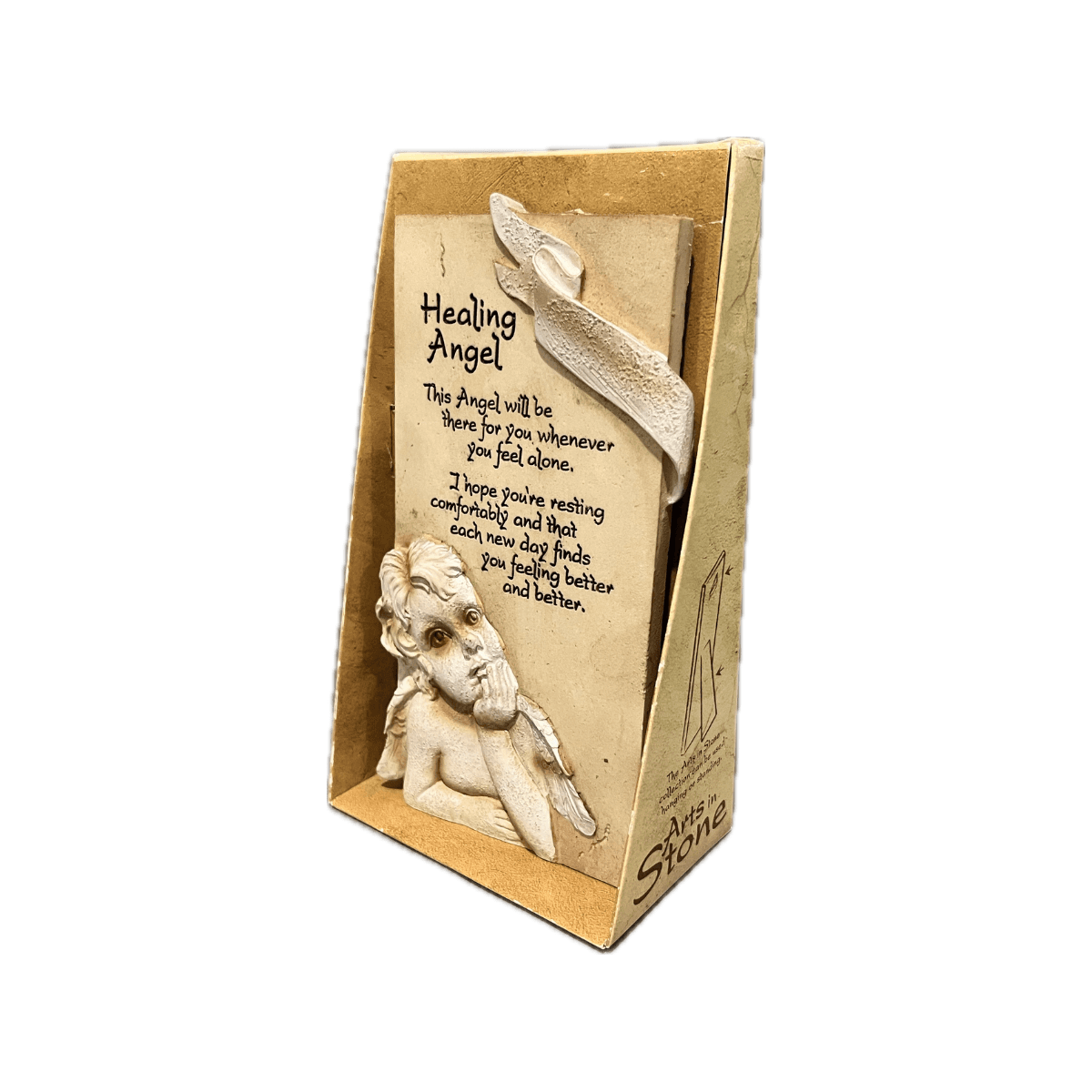 Healing Angel Arts In Stone Plaque, picture 2