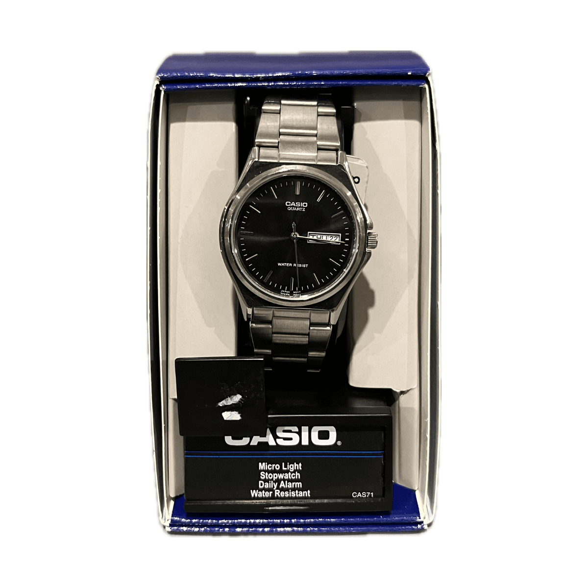 Casio Day & Date Men's Stainless Steel Watch