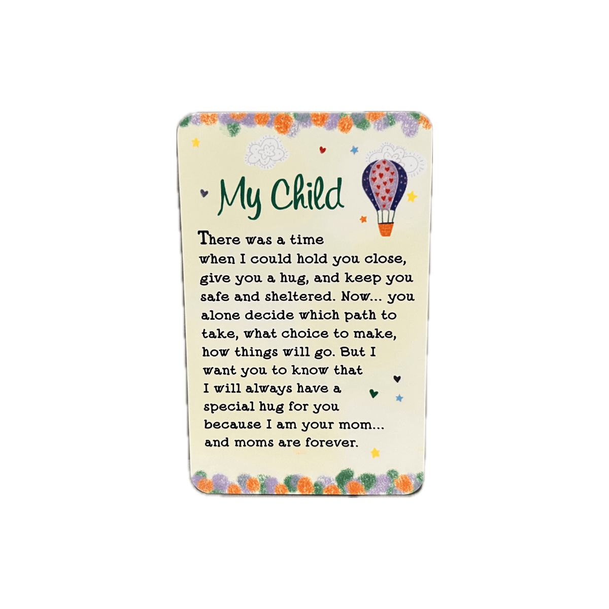 For My Child Blue Mountain Arts Wallet Card