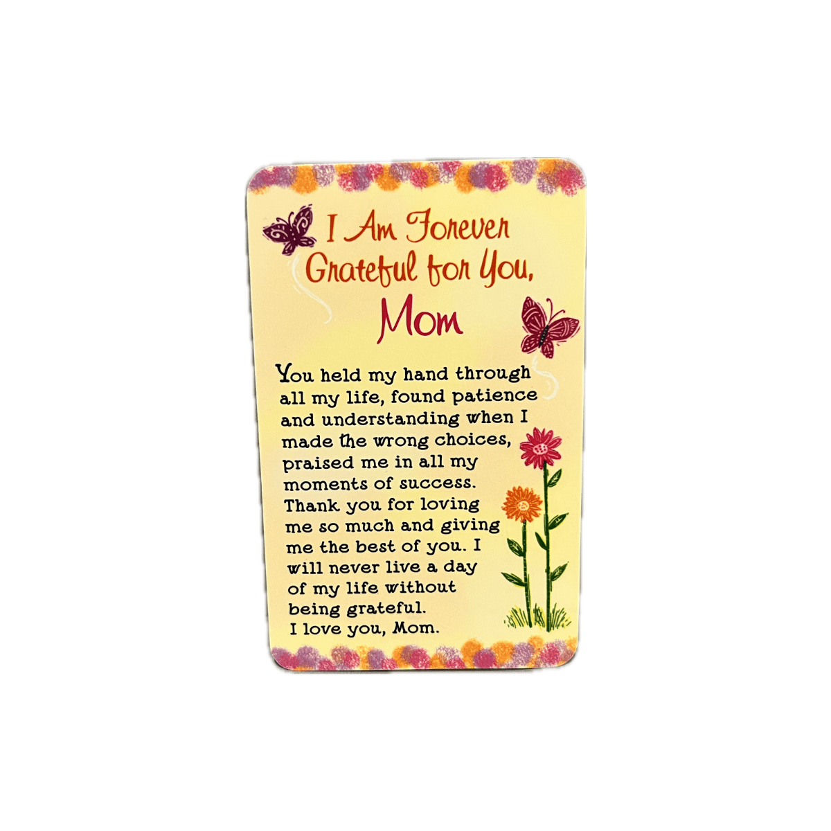 Forever Grateful For You, Mom Blue Mountain Arts Wallet Card