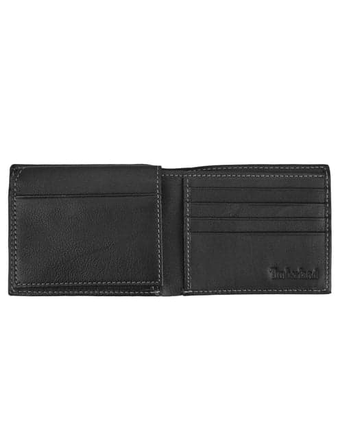 Timberland Men's Premium Bifold Genuine Leather Passcase Wallet (Black), picture 2