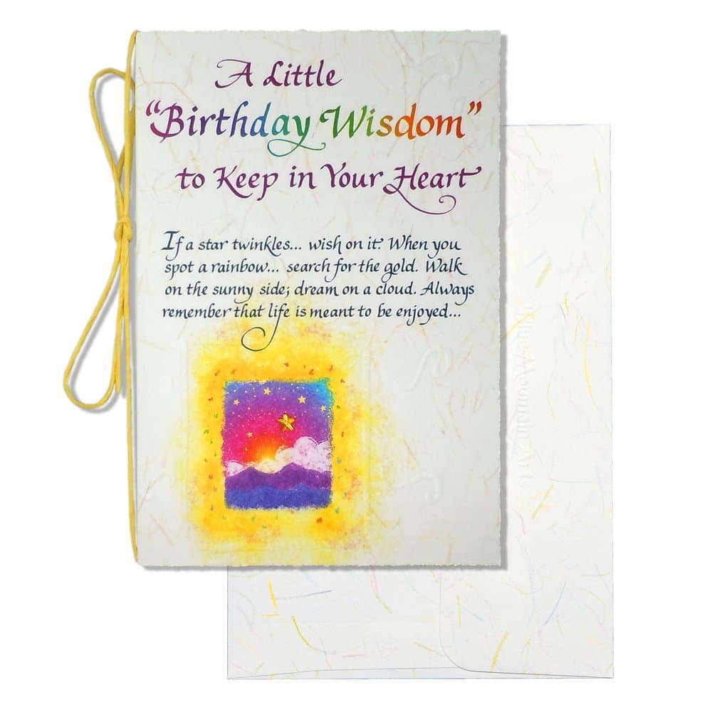 “A Little 'Birthday Wisdom' to Keep in Your Heart”
