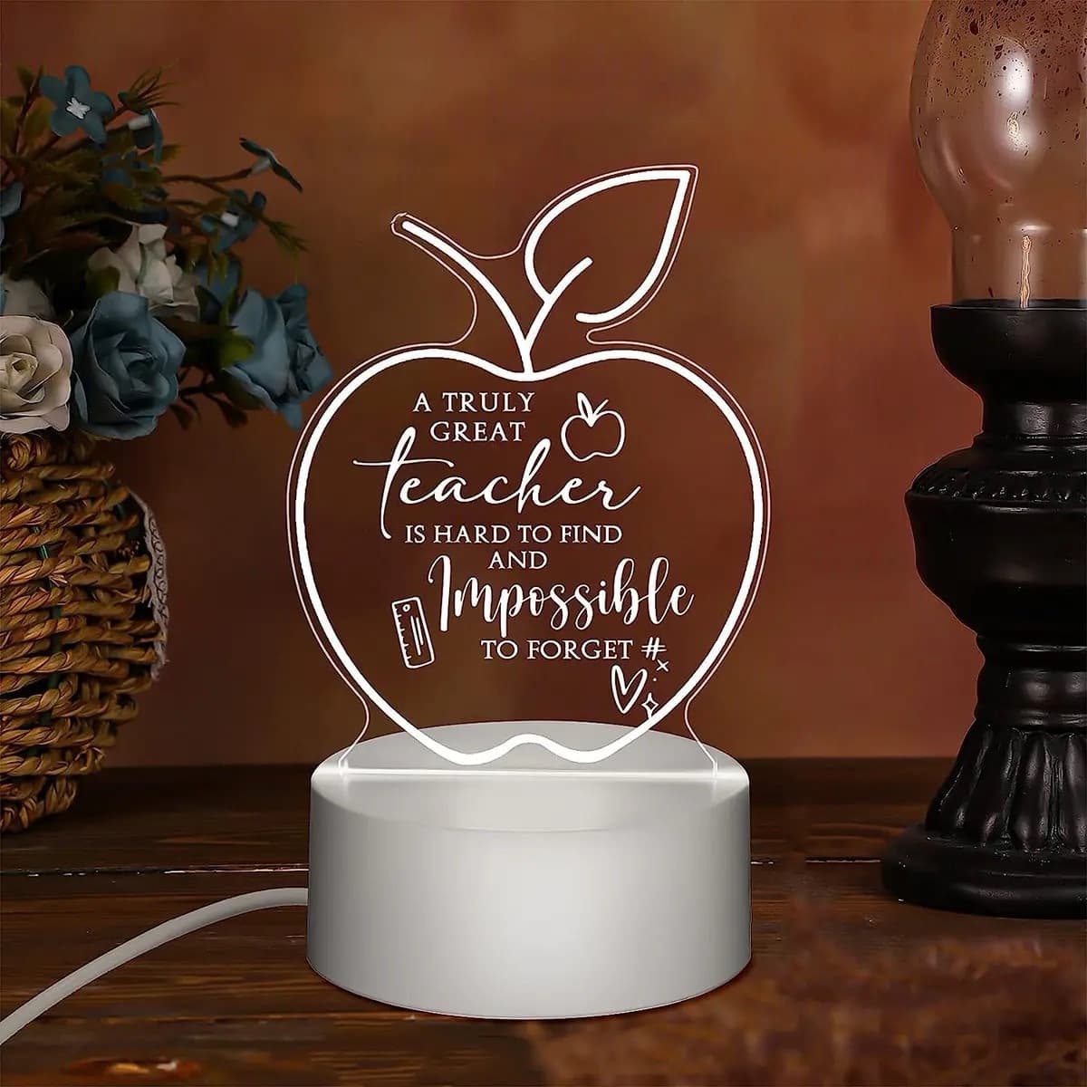 Warm White LED Lamp For Teacher's