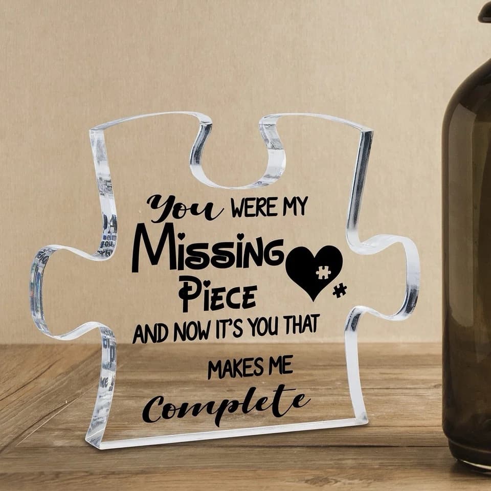 Missing Piece Puzzle Shaped Acrylic Plaque, picture 2