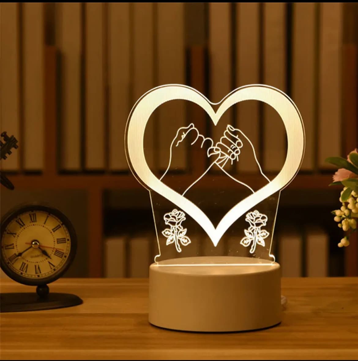 Love Soft Warm White LED Lamp