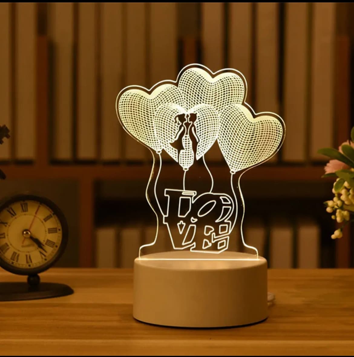Romantic Soft Warm White LED Lamp