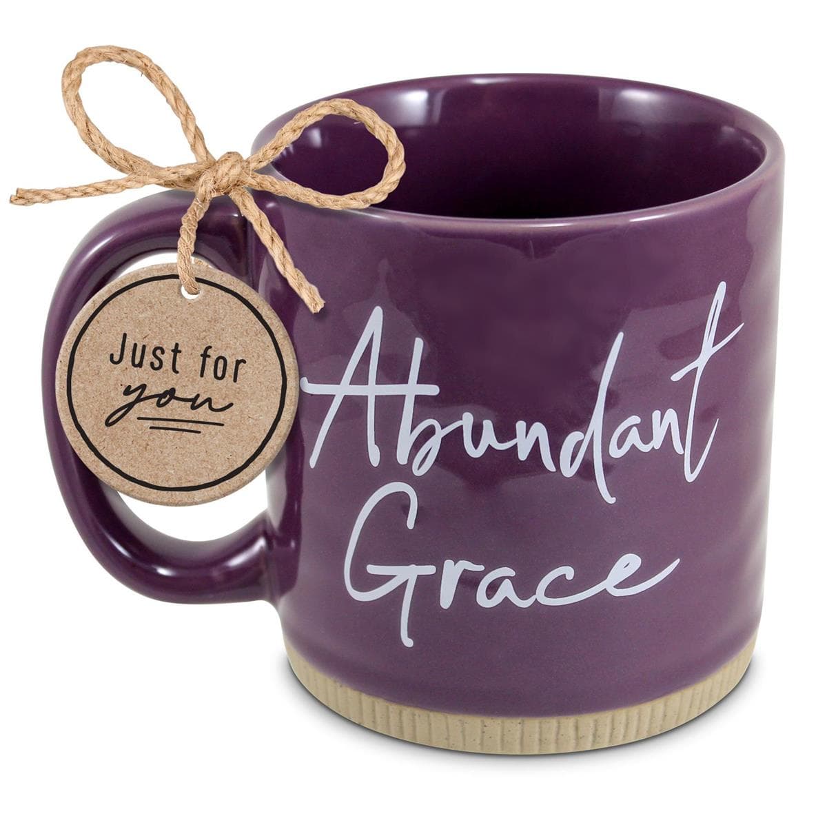 ABUNDANT GRACE PURPLE 16 OZ MUG